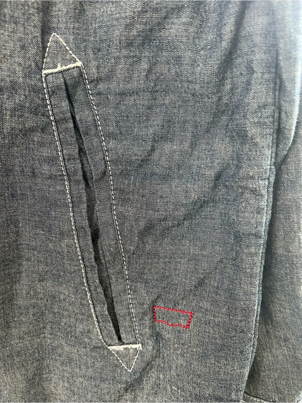 Levi’s Blanket Lined Chambray Western Shirt Jacket Men’s XL